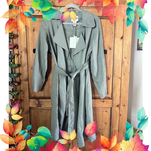 Cynthia Rowley Linen Duster - Picture 1 of 4